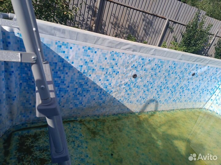 Каркасный бассейн прямоугольный бу