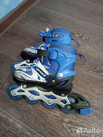 Роликовые коньки детские раздвижные
