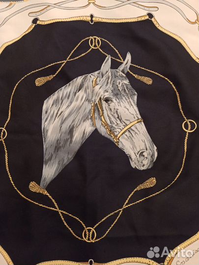 Шерстяной платок, полушалок. СССР. Винтаж