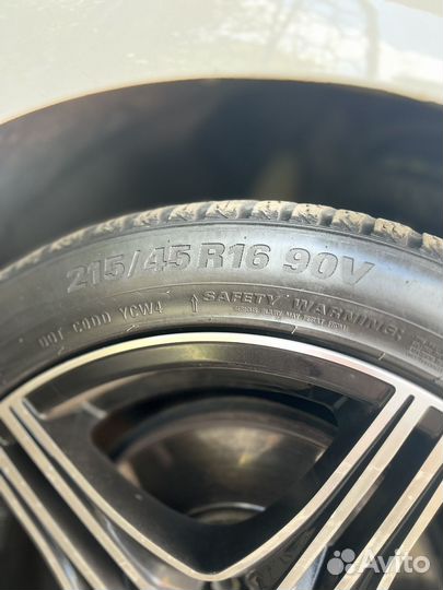 Колеса зимние r16 5 100 kumho 215 45 r16