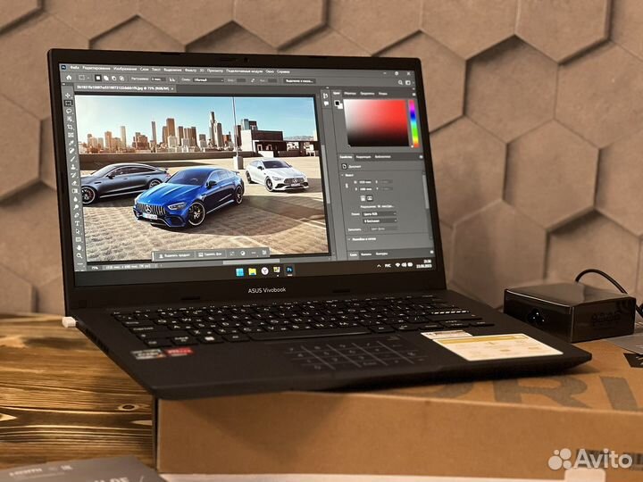 Новый Asus Book Ryzen 7 16х/16гб Ram/FHD IPS/SSD