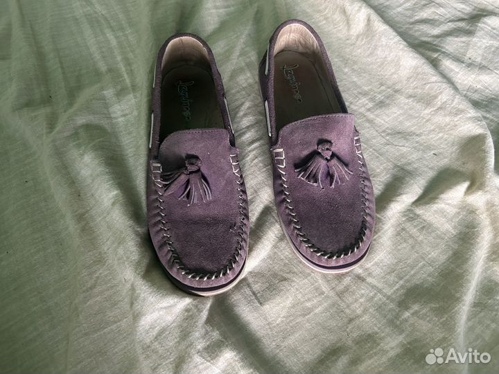 Топсайдеры женские натуральная кожа