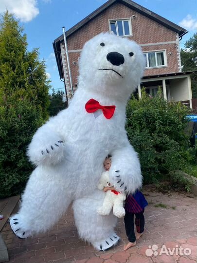 Поздравление ростовой куклы чебурашка белый мишка