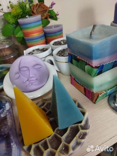 Свечи восковые ручной работы