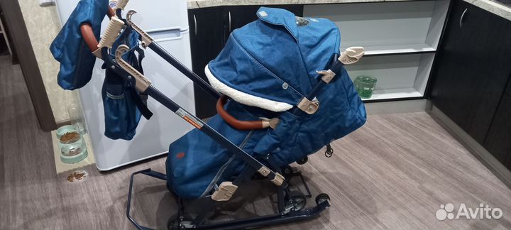 Санки коляска ника 7 8к