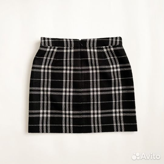 JCrew твидовая юбка мини M