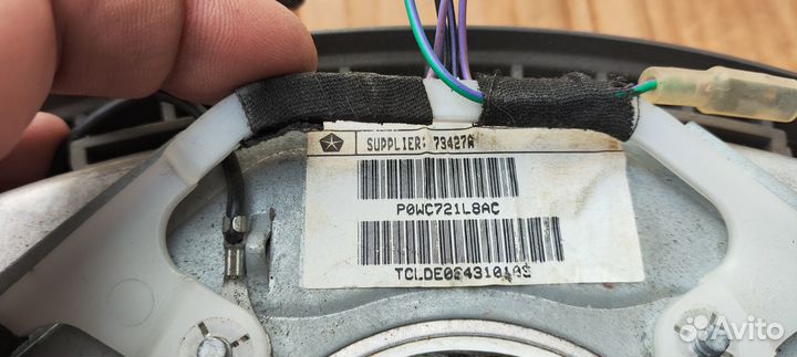 Пoдушкa бeзoпасноcти в руль Сhryslеr Vоyagеr RG 20