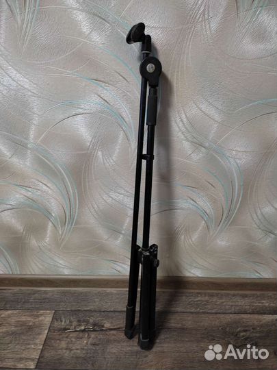 Стойка для микрофона напольная + эласт. держатель