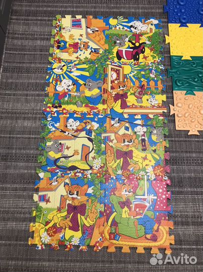 Пазлы мягкие на пол