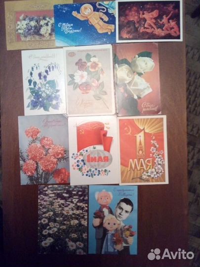 Почтовые конверты, открытки СССР