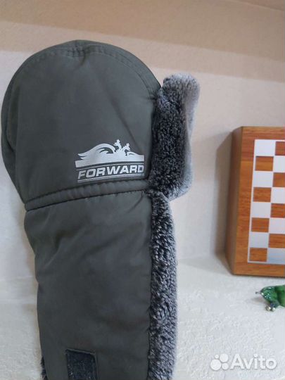 Шапка-ушанка мужская