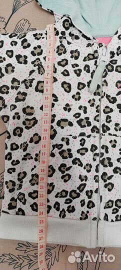 Кофта на молнии для девочки