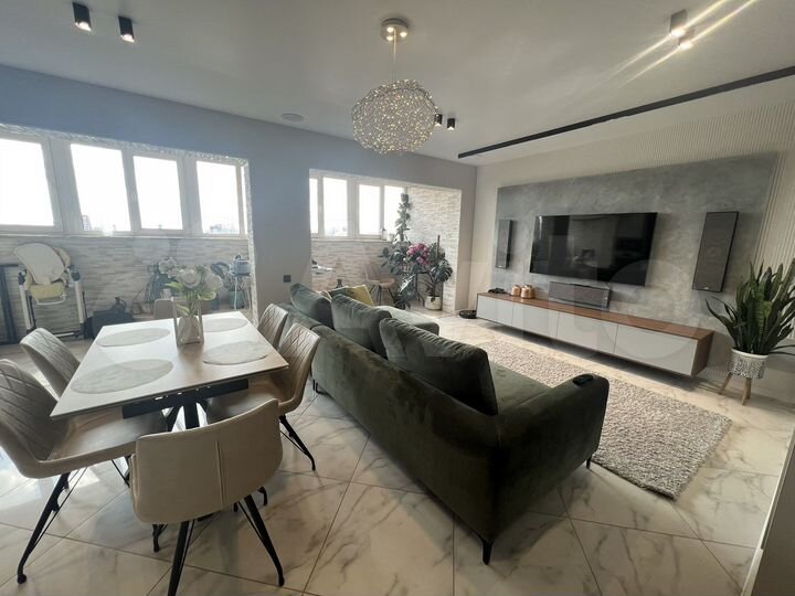 4-к. квартира, 130 м², 13/15 эт.