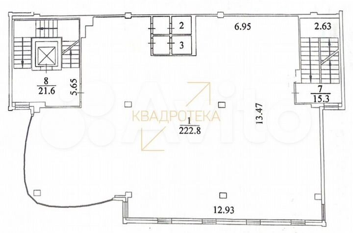 Сдам офисное помещение, 220 м²