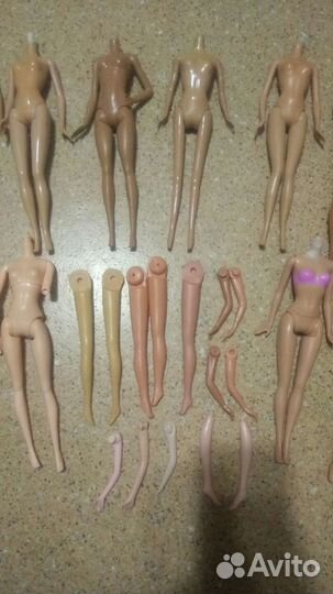 Головы кукл лот. Разные запчасти