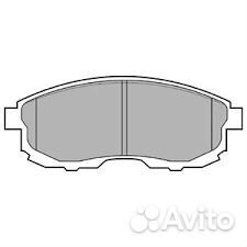 Колодки тормозные дисковые, комплект Delphi LP814