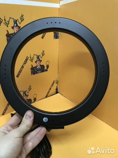 Кольцевая ламп RGB LED WH34 (33см) +держатель для