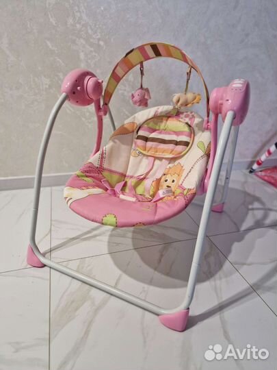 Детские качели шезлонг