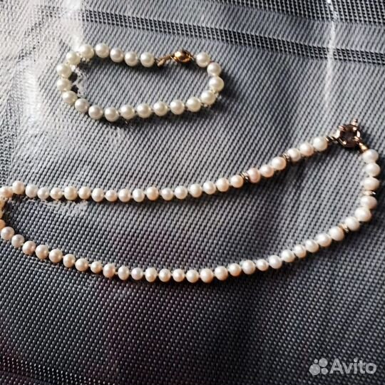 Бусы и браслет