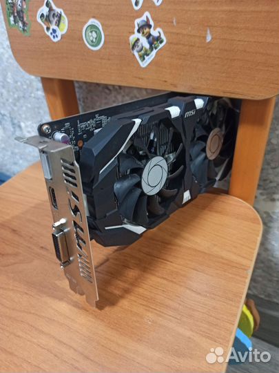 Видеокарта msi 1050ti 4GT OC