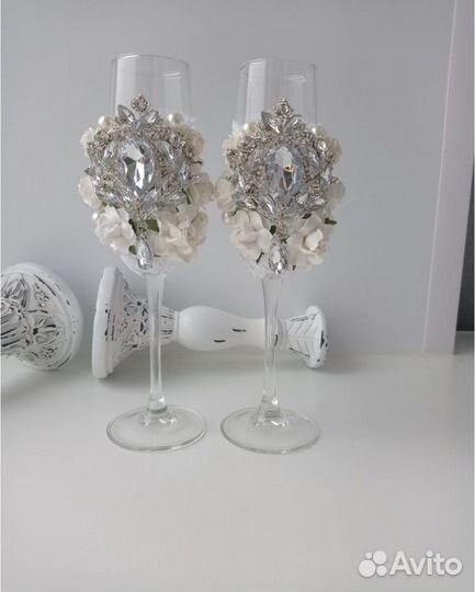 Свадебные фужеры бокалы