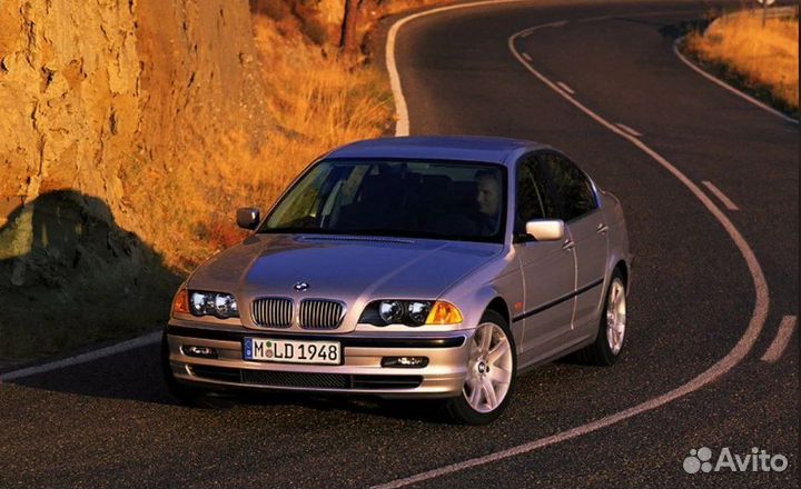 Правое стекло фары BMW 3 e46 дорестайлинг, новое