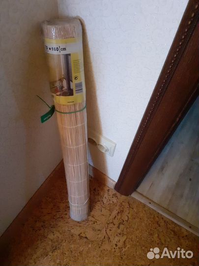 Рулонные шторы бамбук новая 70х160см