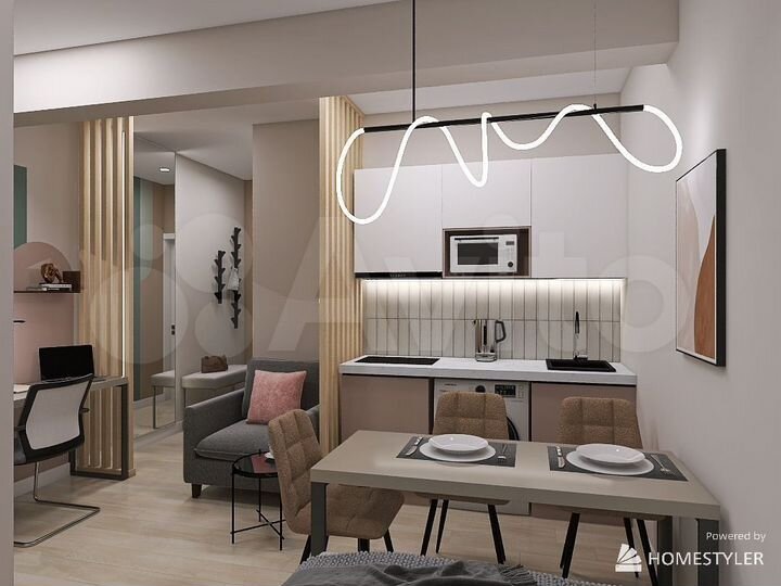 Апартаменты-студия, 18,5 м², 1/11 эт.
