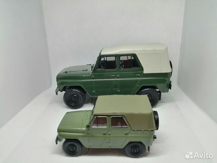 Модель уаз-469Б в масштабе 1:24