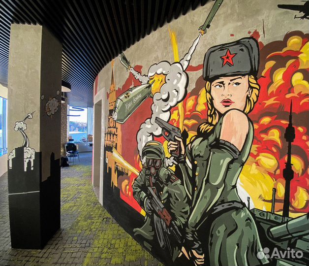 Граффити оформление / художественное