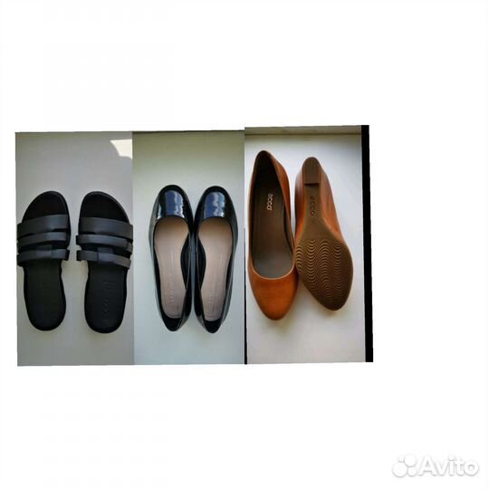 Новые Сабо, балетки, туфли экко 37 и 38 размер