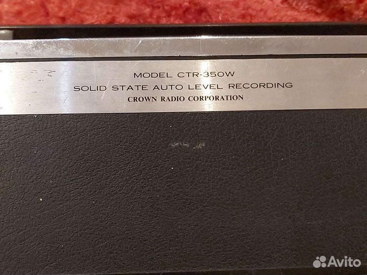 Магнитофон crown CTR-350W