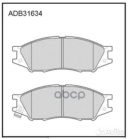 ADB31634 колодки дисковые передние Nissan AD W
