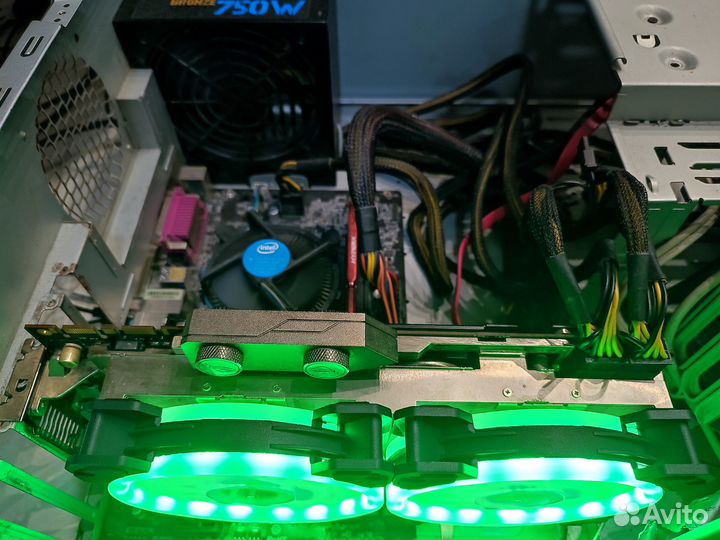 Видеокарты GTX 1080 Ti Asus Poseidon (Green LED)