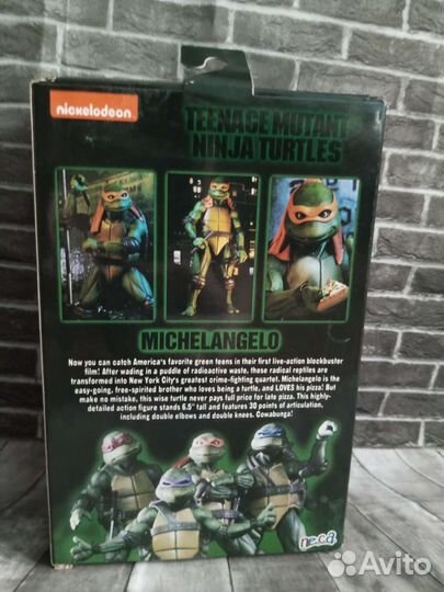 Коллекционные фигурки черепашки ниндзя neca