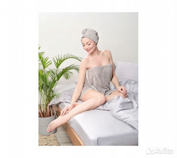 Набор полотенец Home One 25х65 (тюрбан), 70х140, м