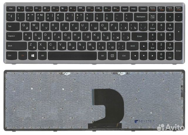 Клавиатура для ноутбука Lenovo Z500 P500 p/n: 25
