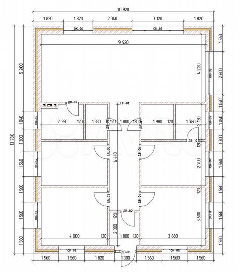 Коттедж 125 м² на участке 6 сот.