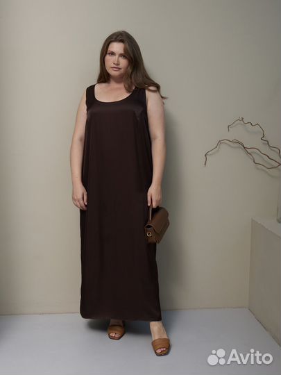 Платье комбинация Большие размеры Plus size