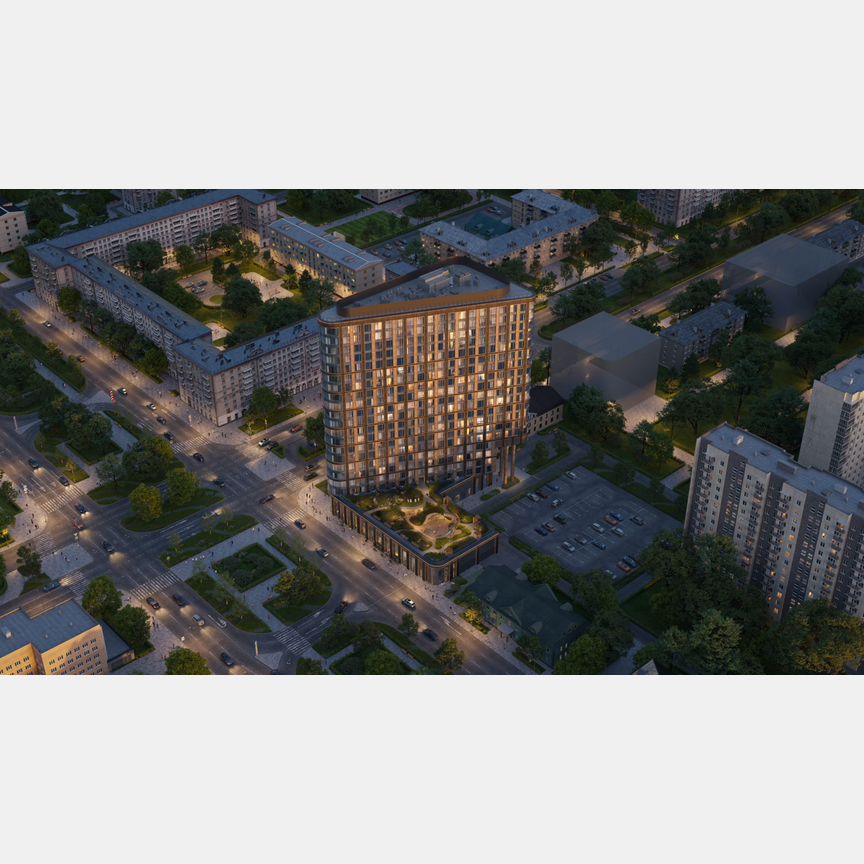 Квартира-студия, 17,9 м², 17/19 эт.