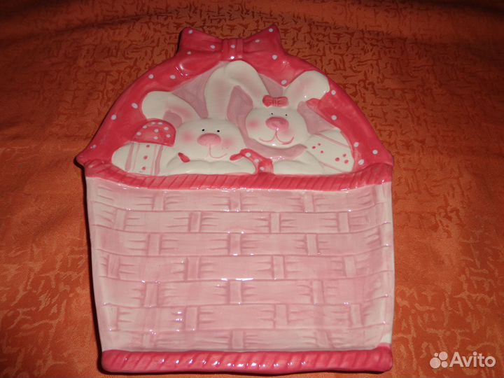 Блюдо пасхальное Кролики