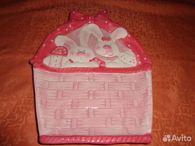 Блюдо пасхальное Кролики