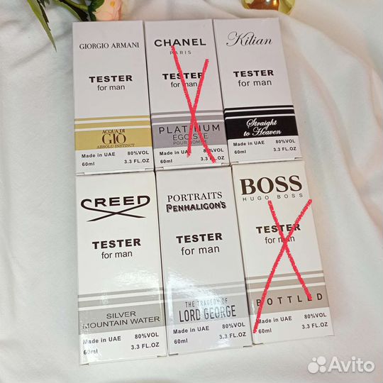 Парфюмерия тестеры 60 мл