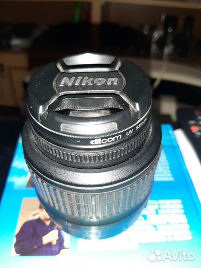 Объектив на nikon 18-55.+ Зарядка и аккумулятор