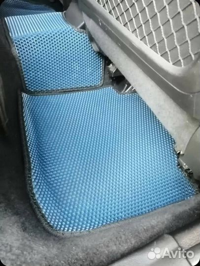 Коврики EVA 3Д на Легаси V черный+черный