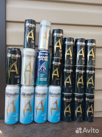 Банки от энергетиков, пива и других напитков