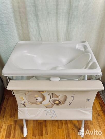 Пеленальный столик с ванночкой cam
