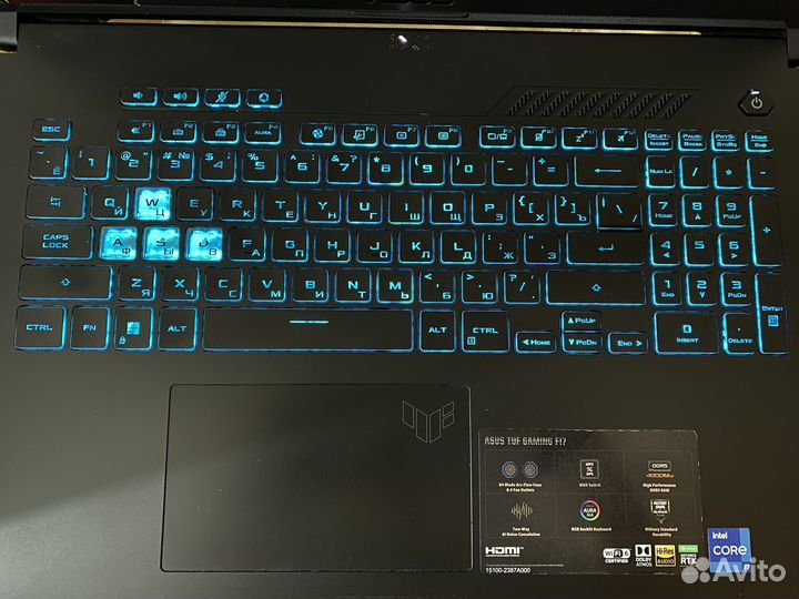 Игровой ноутбук asus TUF Gaming F17 17,3
