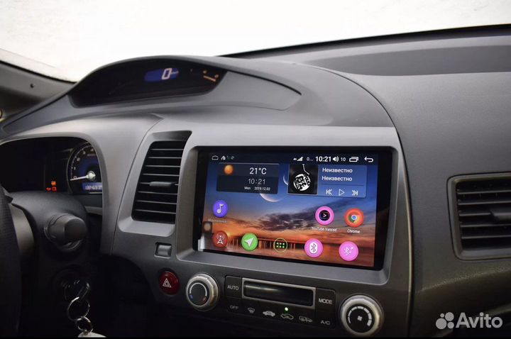 Магнитола Honda Civic 8 FK FN FD 2005-2012 4D