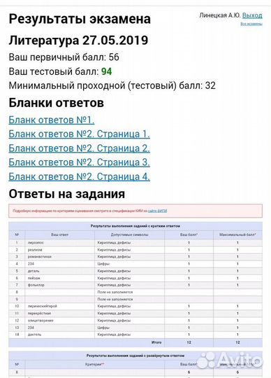 Репетитор по литературе